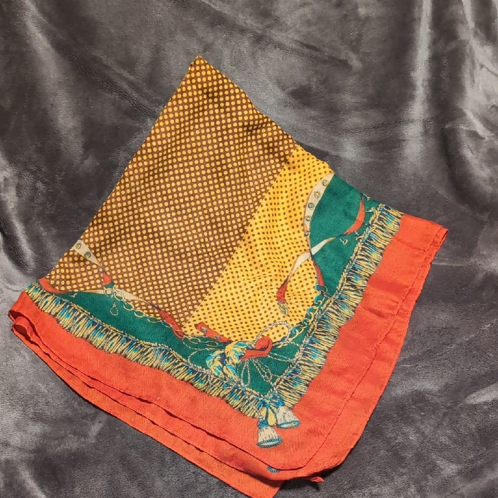 Colorful Patterned Scarf - Picture 1 of 4